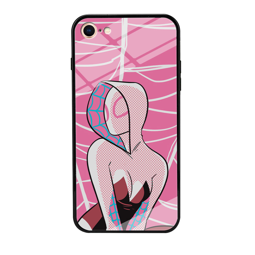 Spider Gwen Pink Theme iPhone 8 Case