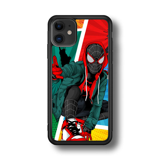 Spiderman Comic Art Work iPhone 11 Case