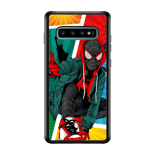 Spiderman Comic Art Work Samsung Galaxy S10 Plus Case