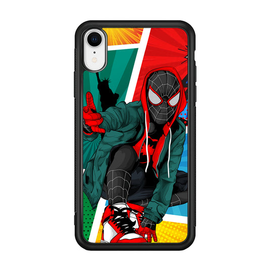 Spiderman Comic Art Work iPhone XR Case