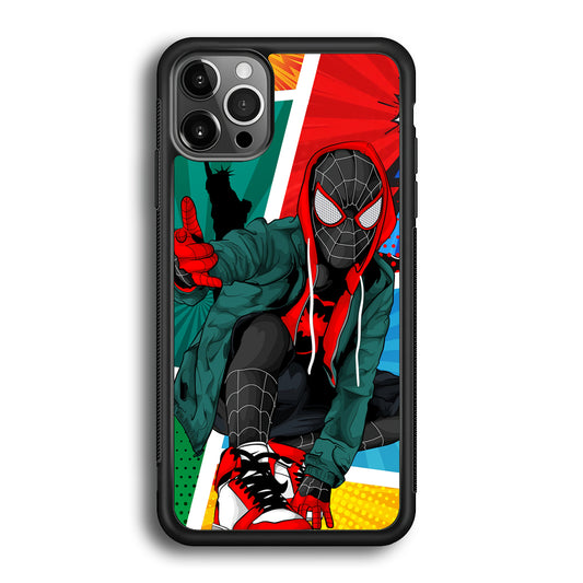 Spiderman Comic Art Work iPhone 12 Pro Case