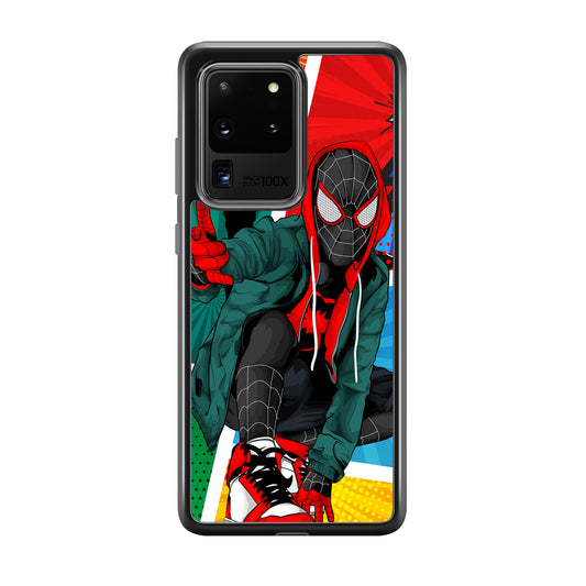 Spiderman Comic Art Work Samsung Galaxy S20 Ultra Case