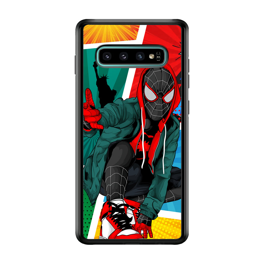 Spiderman Comic Art Work Samsung Galaxy S10 Case