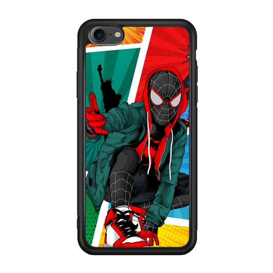 Spiderman Comic Art Work iPhone 8 Case