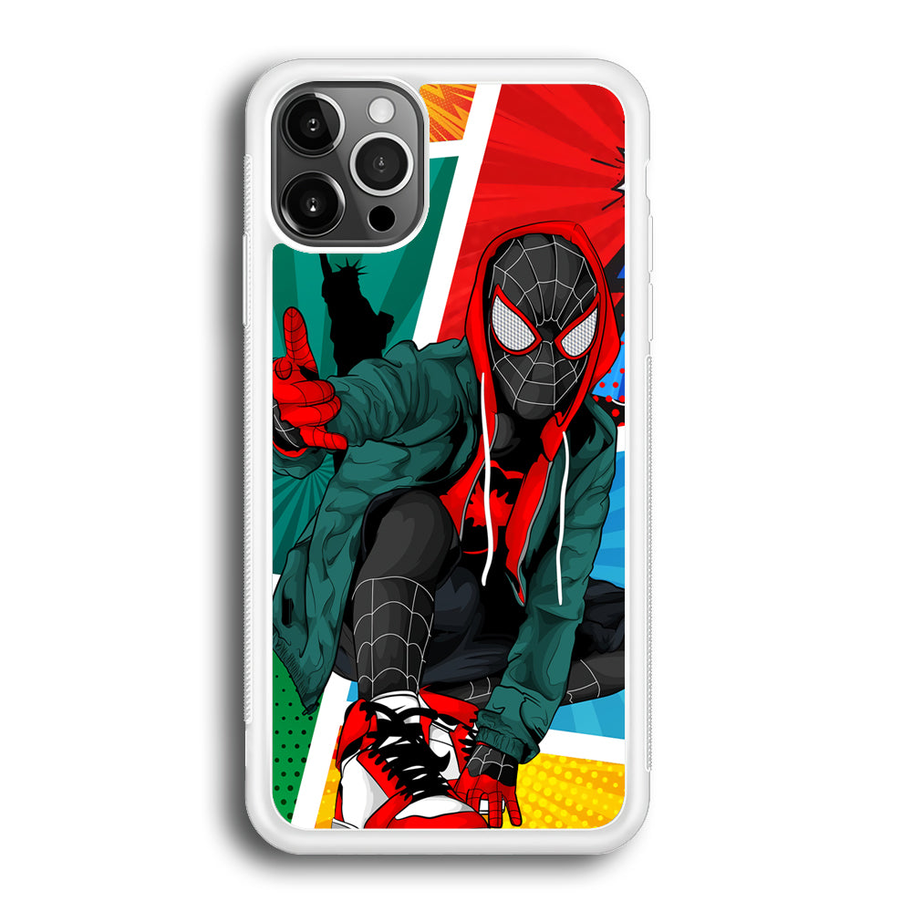 Spiderman Comic Art Work iPhone 12 Pro Case