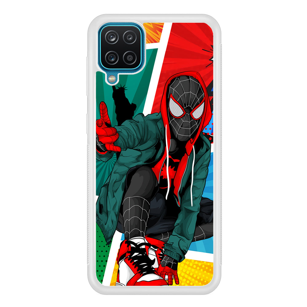 Spiderman Comic Art Work Samsung Galaxy A12 Case