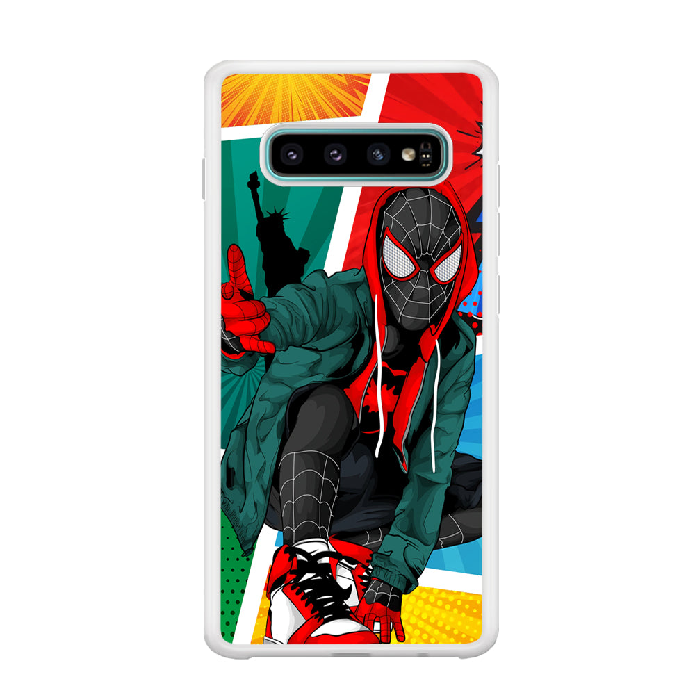 Spiderman Comic Art Work Samsung Galaxy S10 Case