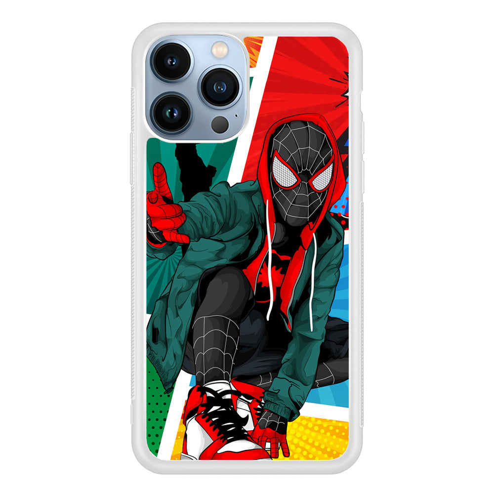 Spiderman Comic Art Work iPhone 13 Pro Max Case