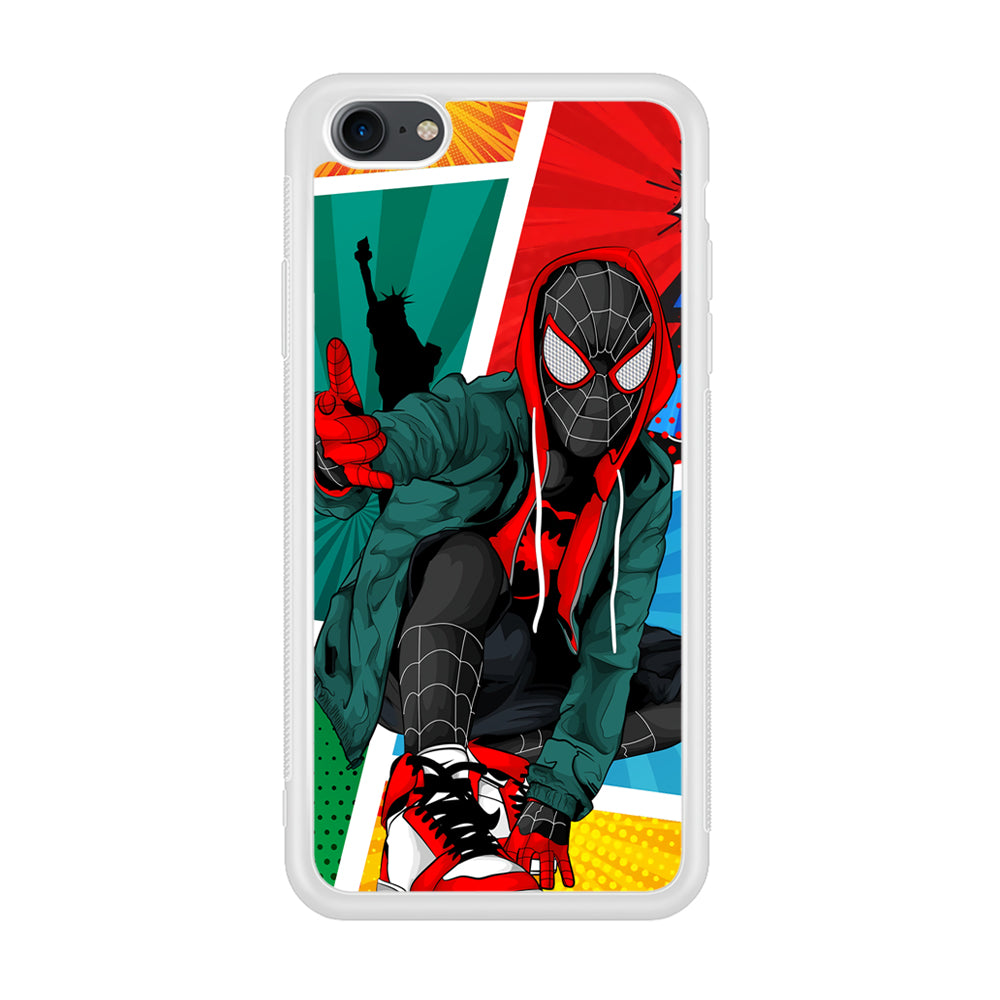 Spiderman Comic Art Work iPhone 8 Case