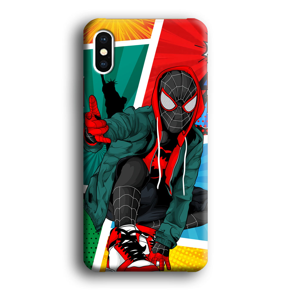 Spiderman Comic Art Work iPhone XS Case