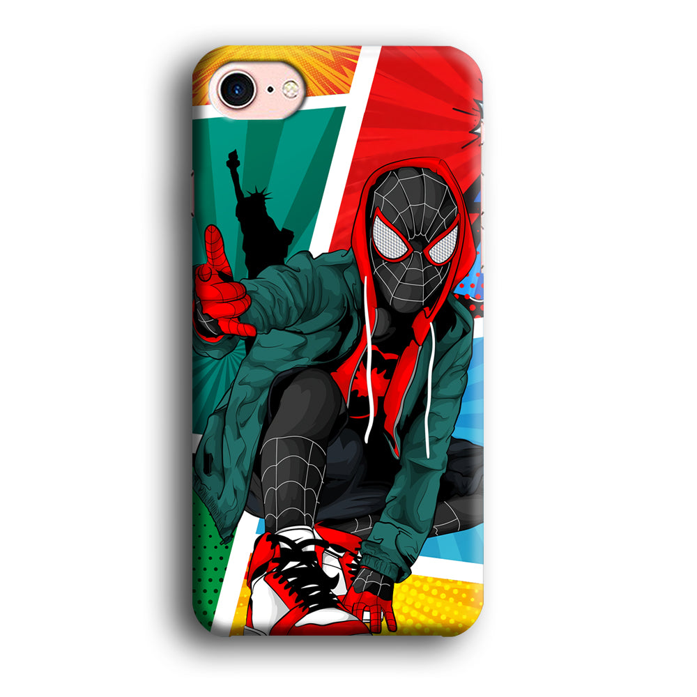Spiderman Comic Art Work iPhone 8 Case