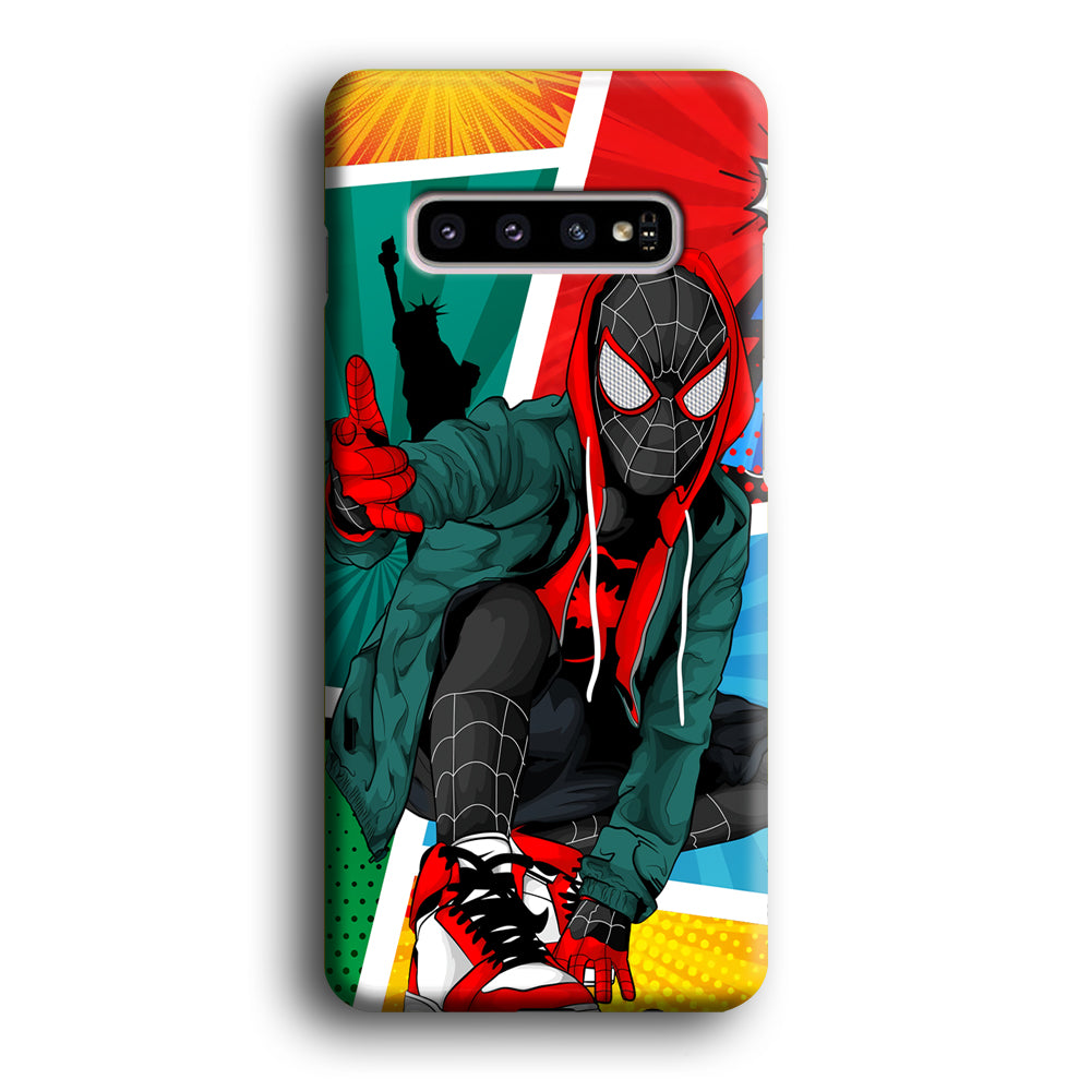 Spiderman Comic Art Work Samsung Galaxy S10 Case