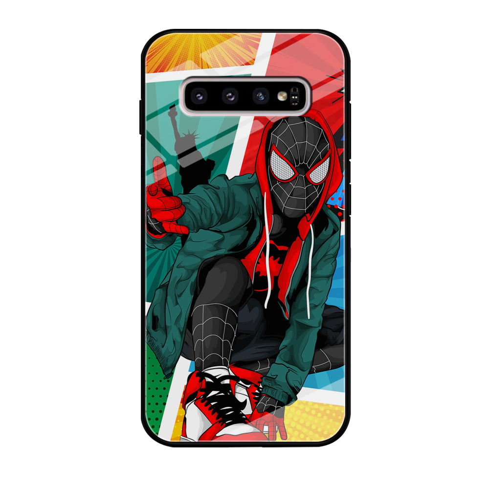 Spiderman Comic Art Work Samsung Galaxy S10 Case