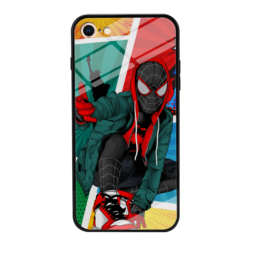 Spiderman Comic Art Work iPhone 8 Case