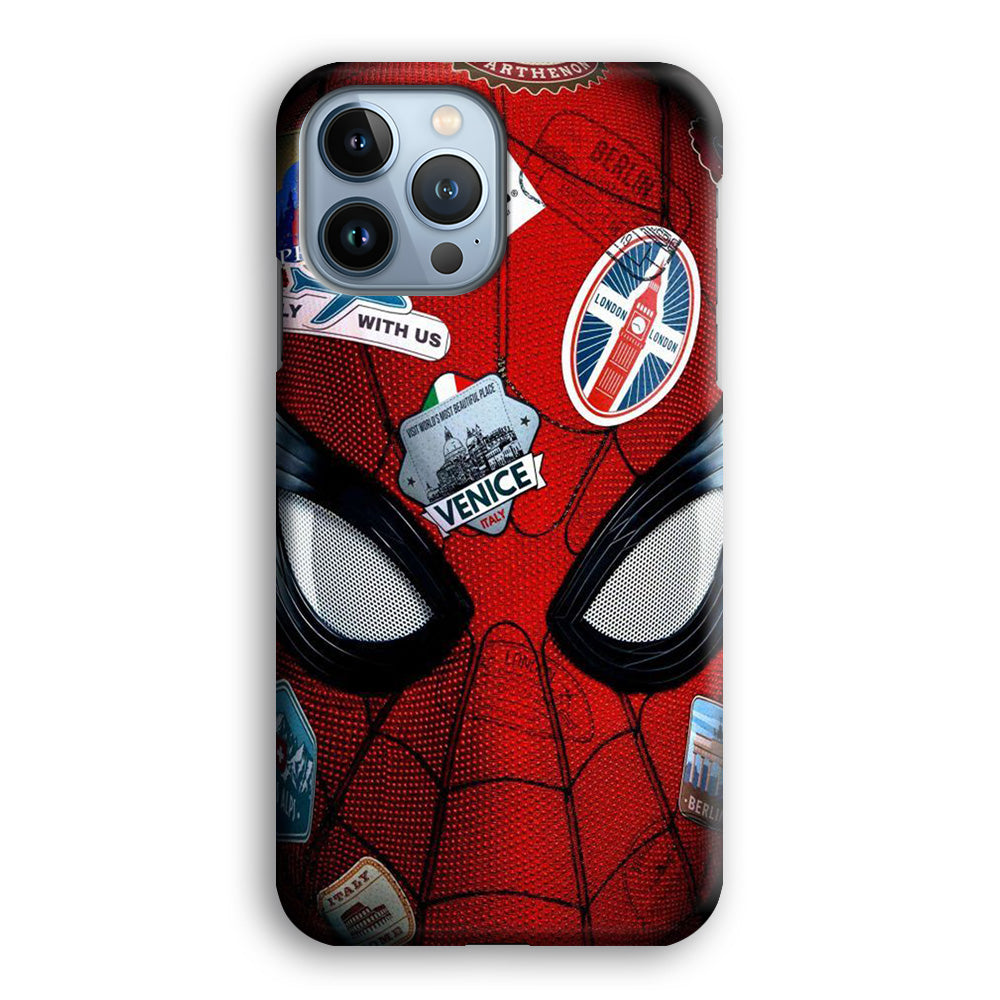 Spiderman Head Full Stickers iPhone 13 Pro Max Case