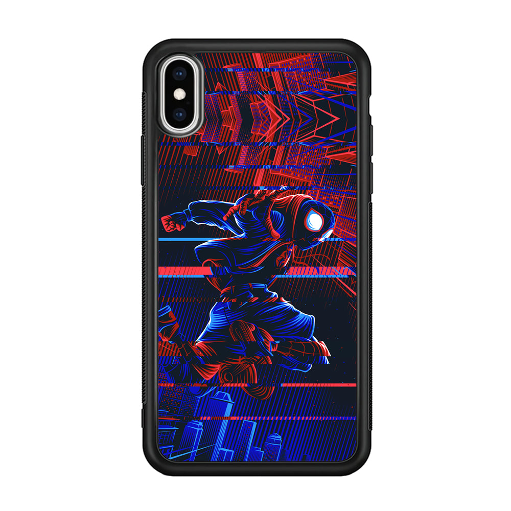 Spiderman Matrix World iPhone XS Case