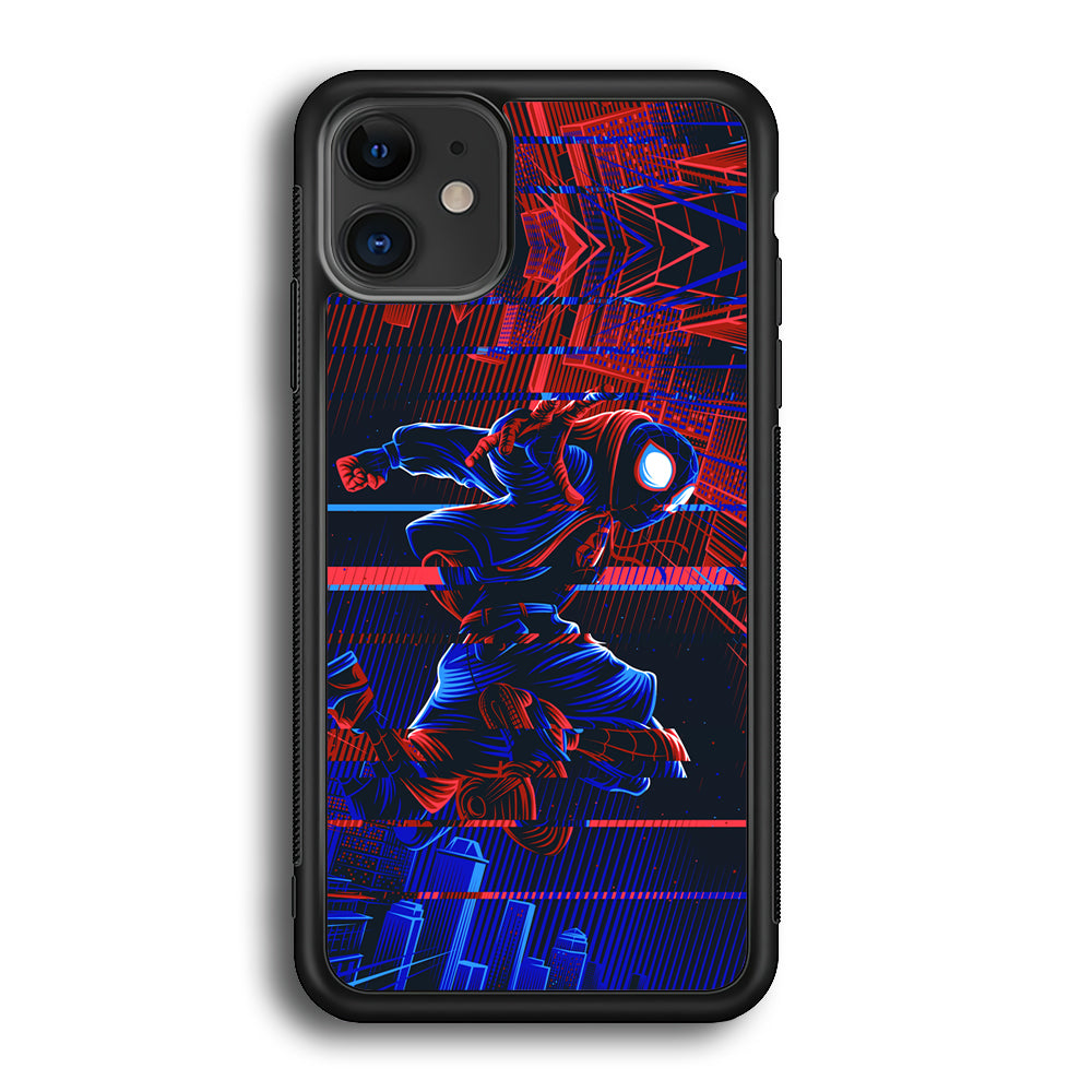 Spiderman Matrix World iPhone 12 Case