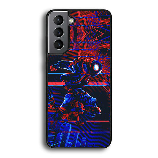 Spiderman Matrix World Samsung Galaxy S21 Plus Case - Carneyforia