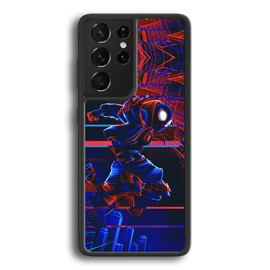 Spiderman Matrix World Samsung Galaxy S21 Ultra Case