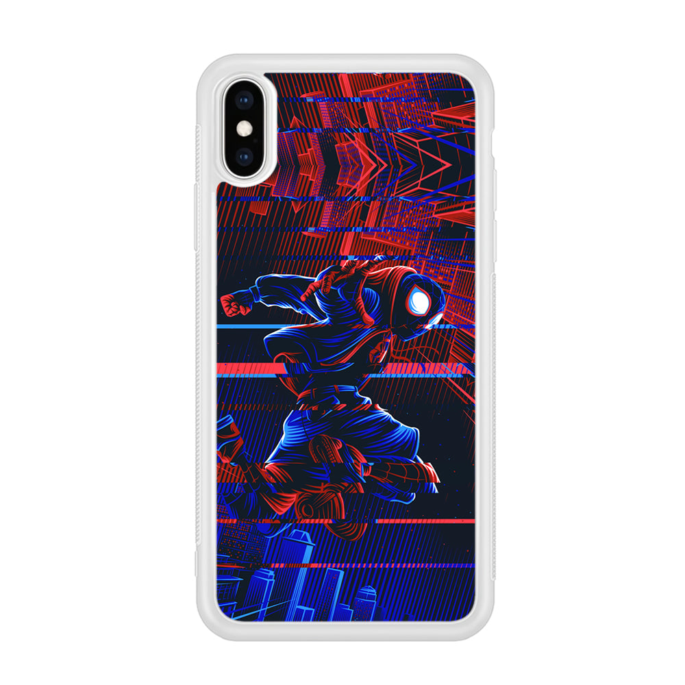 Spiderman Matrix World iPhone X Case