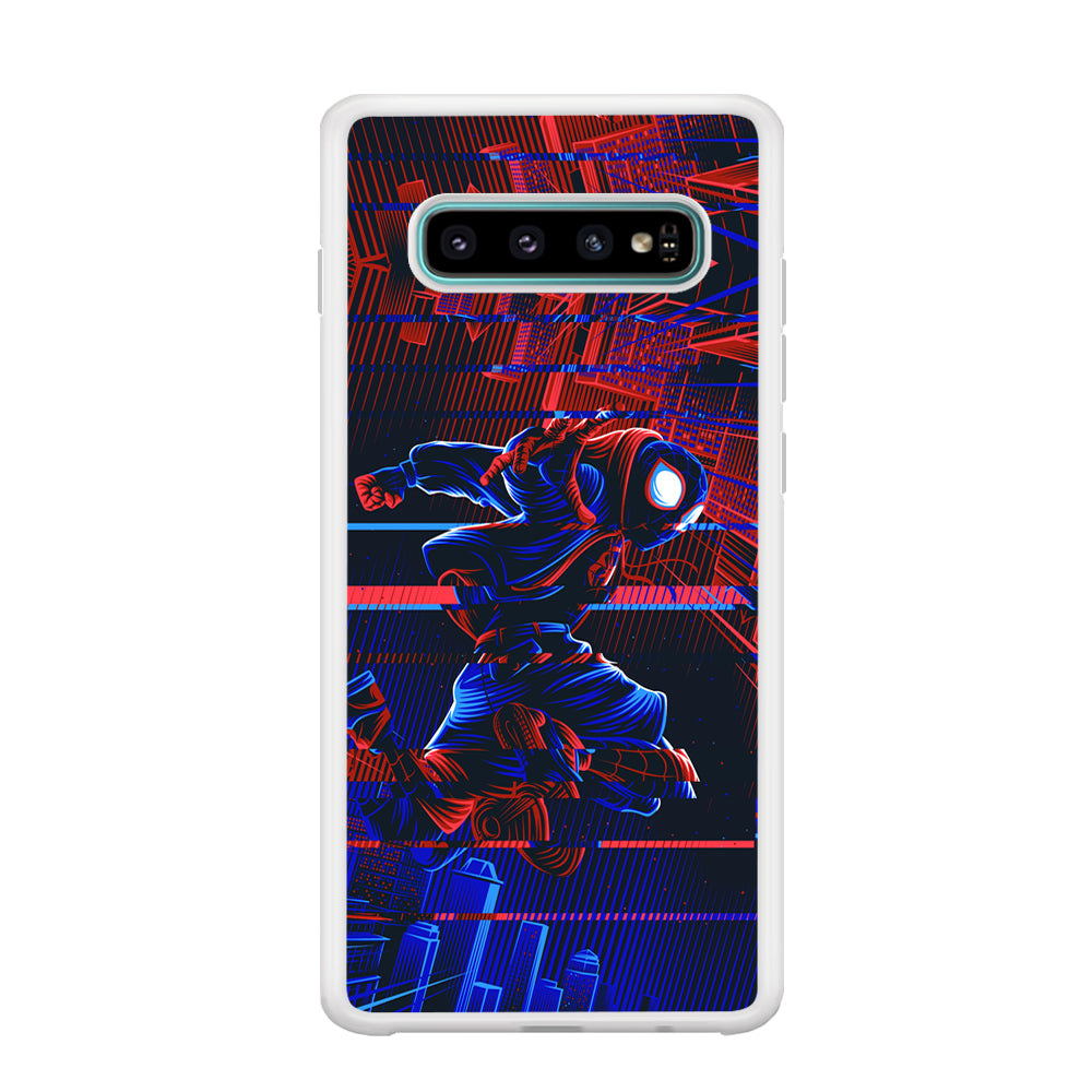 Spiderman Matrix World Samsung Galaxy S10 Case