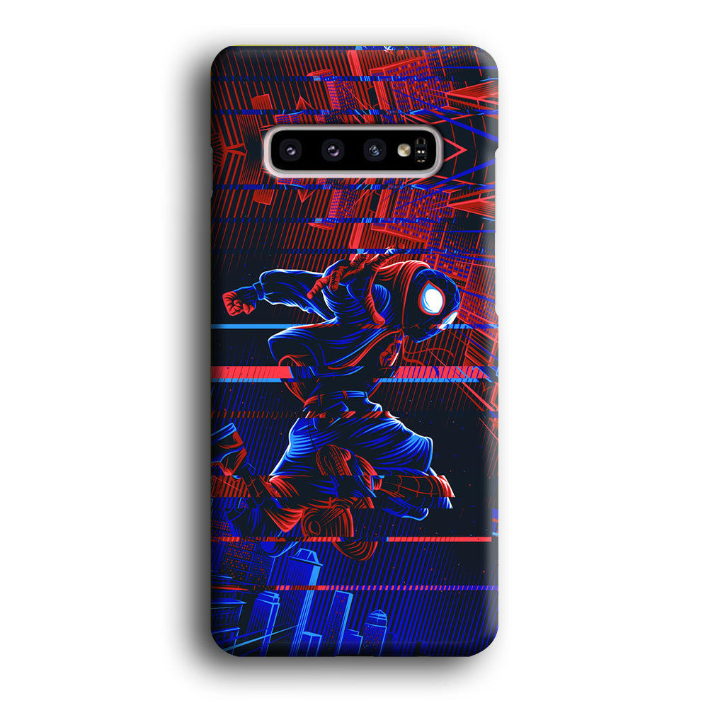 Spiderman Matrix World Samsung Galaxy S10 Case