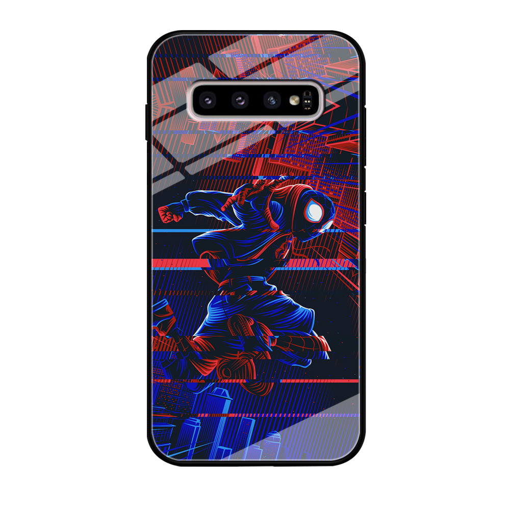 Spiderman Matrix World Samsung Galaxy S10 Case