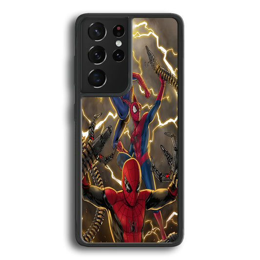 Spiderman VS Octopus Samsung Galaxy S21 Ultra Case