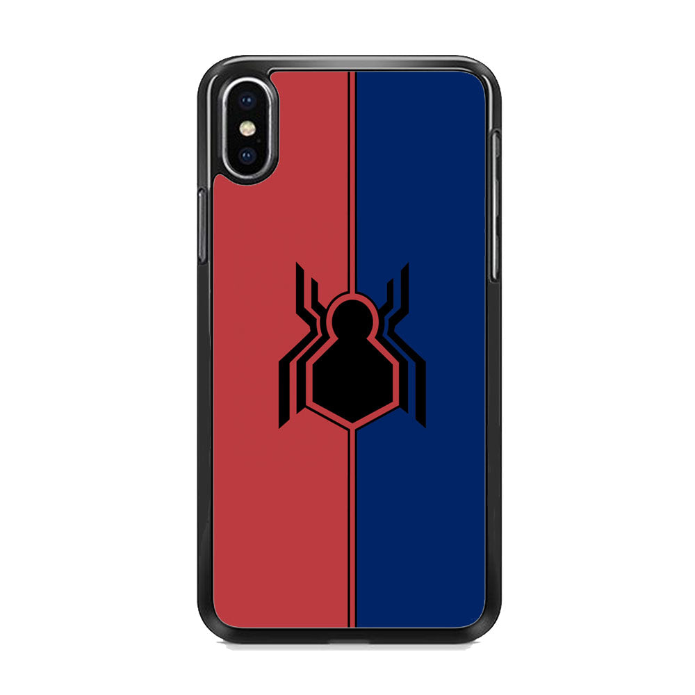 Spiderman Amazing Logo Red And Blue iPhone X Case