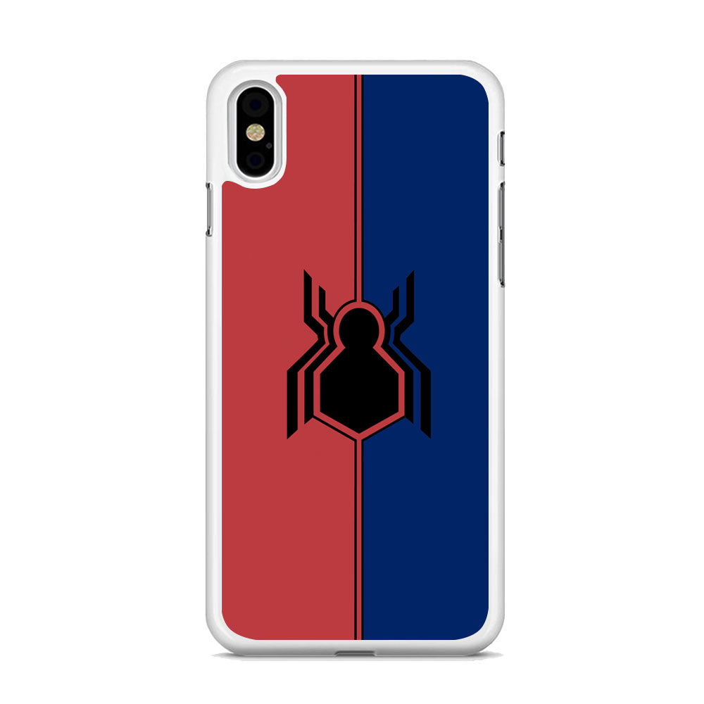 Spiderman Amazing Logo Red And Blue iPhone X Case