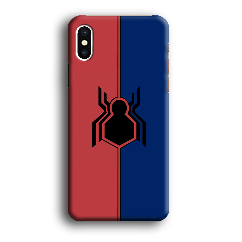 Spiderman Amazing Logo Red And Blue iPhone X Case