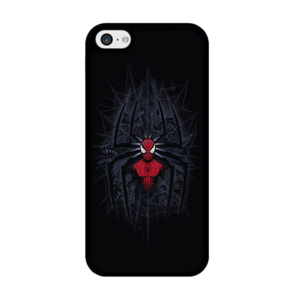 Spiderman Black Logo On The Net iPhone 5 | 5s Case - carneyforia