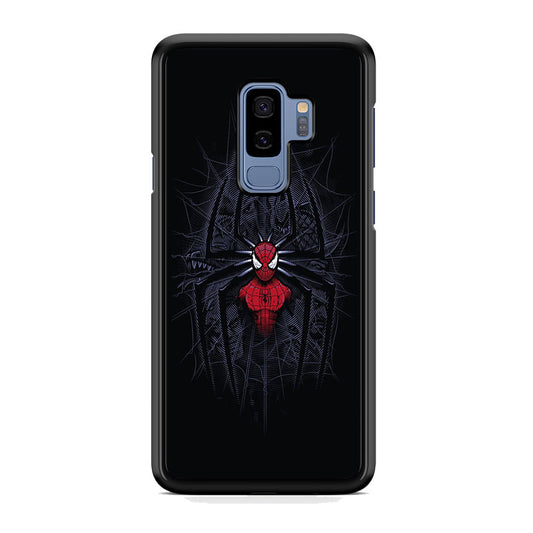 Spiderman Black Logo On The Net Samsung Galaxy S9 Plus Case