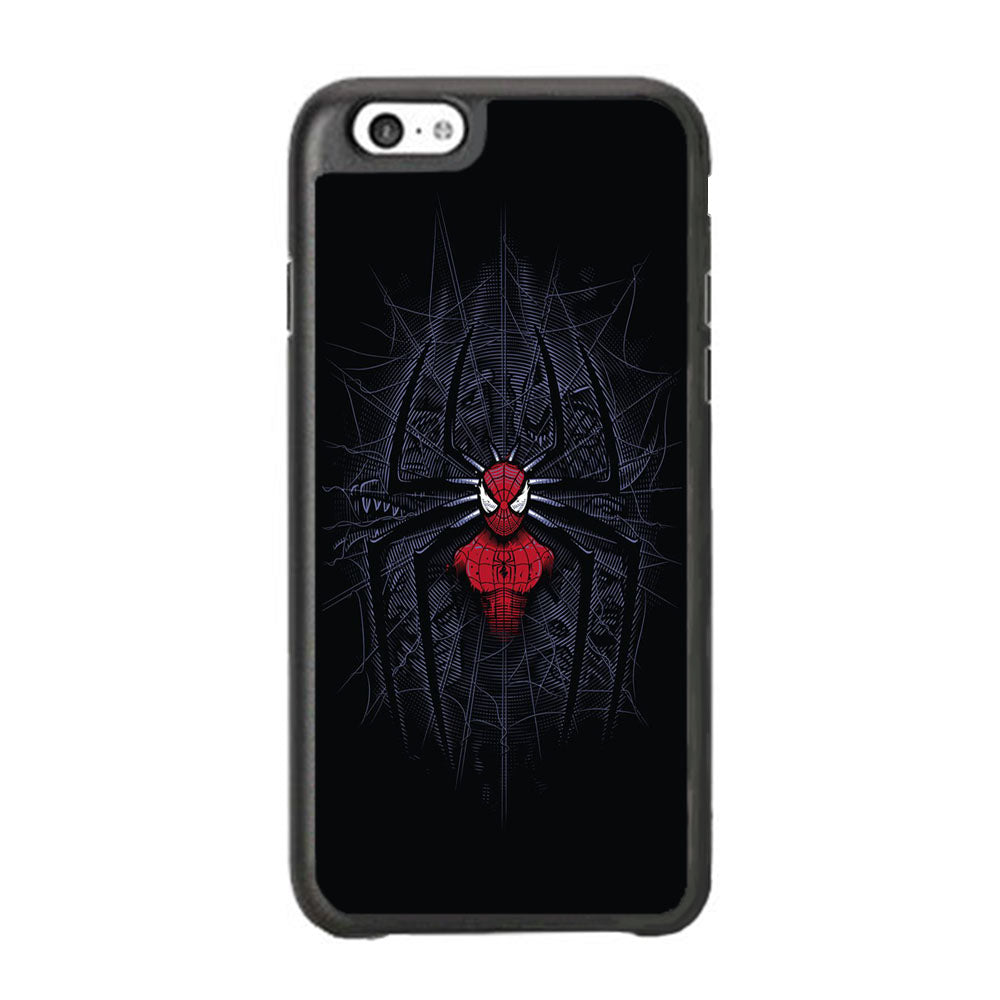 Spiderman Black Logo On The Net iPhone 6 | 6s Case - carneyforia