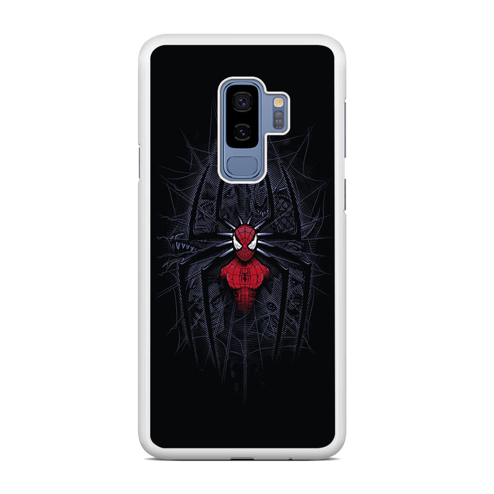 Spiderman Black Logo On The Net Samsung Galaxy S9 Plus Case