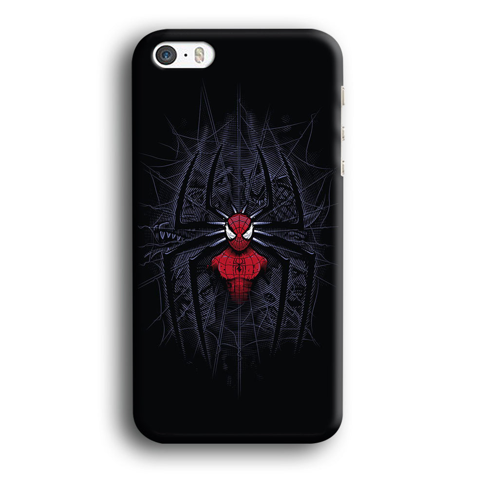 Spiderman Black Logo On The Net iPhone 5 | 5s Case - carneyforia