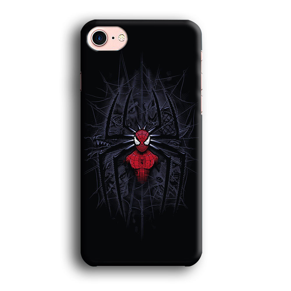 Spiderman Black Logo On The Net iPhone 7 Case