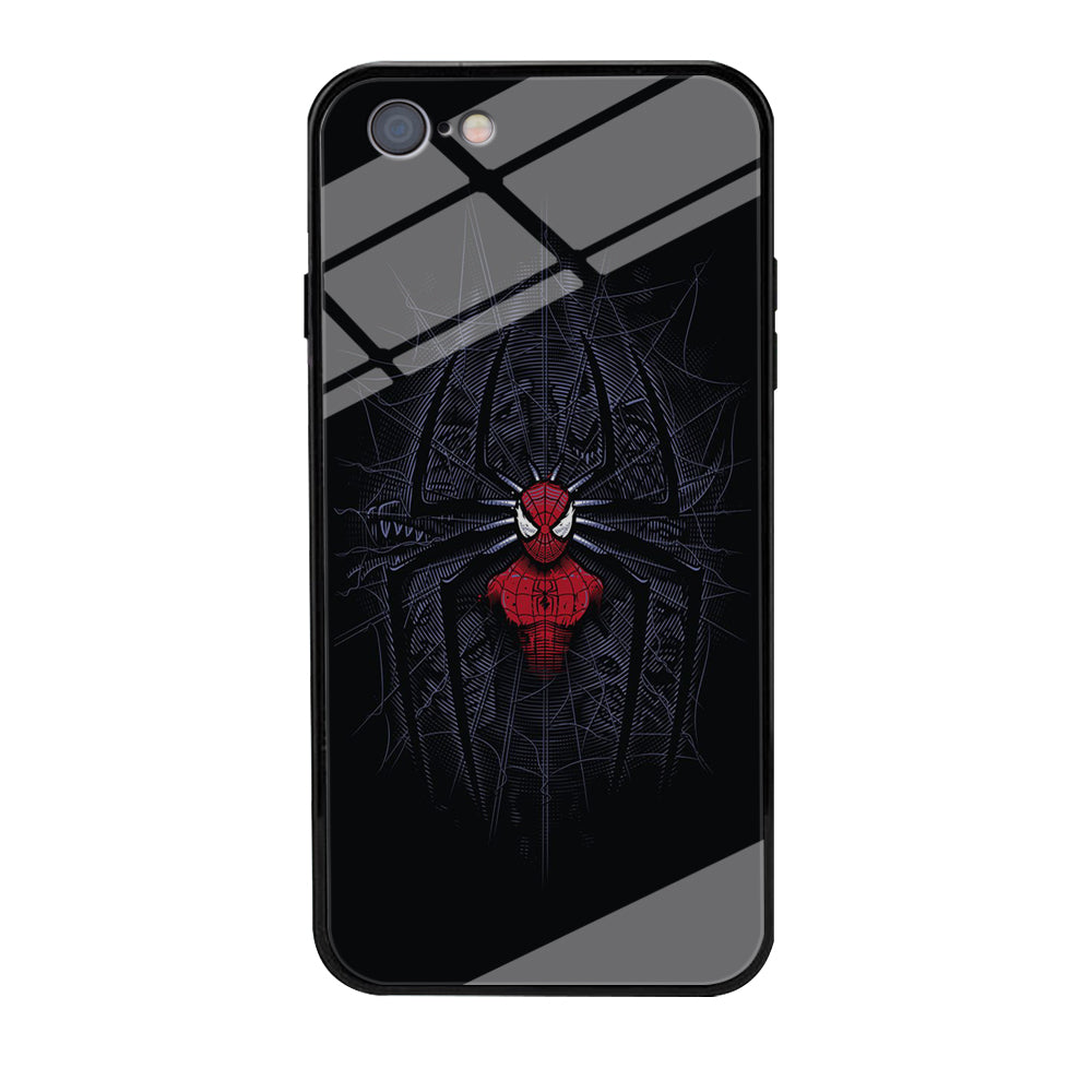 Spiderman Black Logo On The Net iPhone 6 | 6s Case - carneyforia