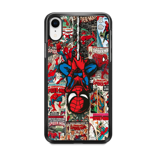 Spiderman Hanging Mode iPhone XR Case