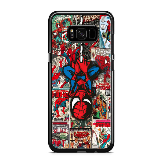 Spiderman Hanging Mode Samsung Galaxy S8 Case