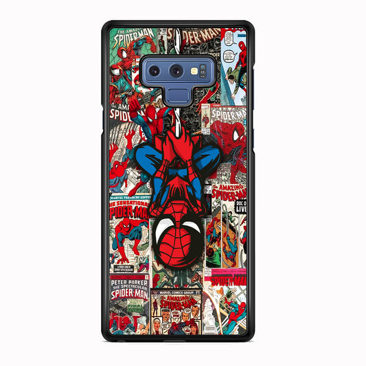 Spiderman Hanging Mode Samsung Galaxy Note 9 Case