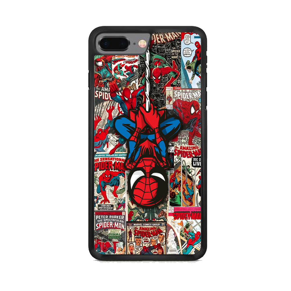 Spiderman Hanging Mode iPhone 8 Plus Case