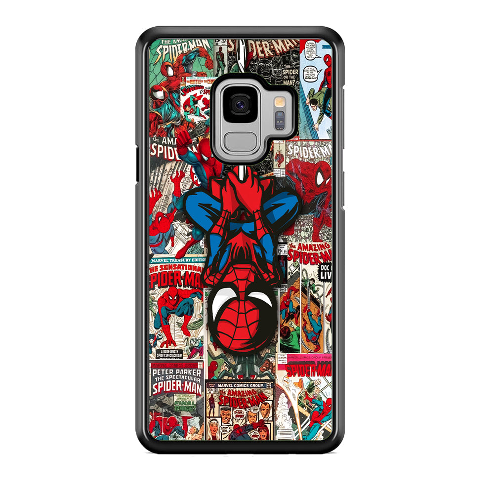 Spiderman Hanging Mode Samsung Galaxy S9 Case