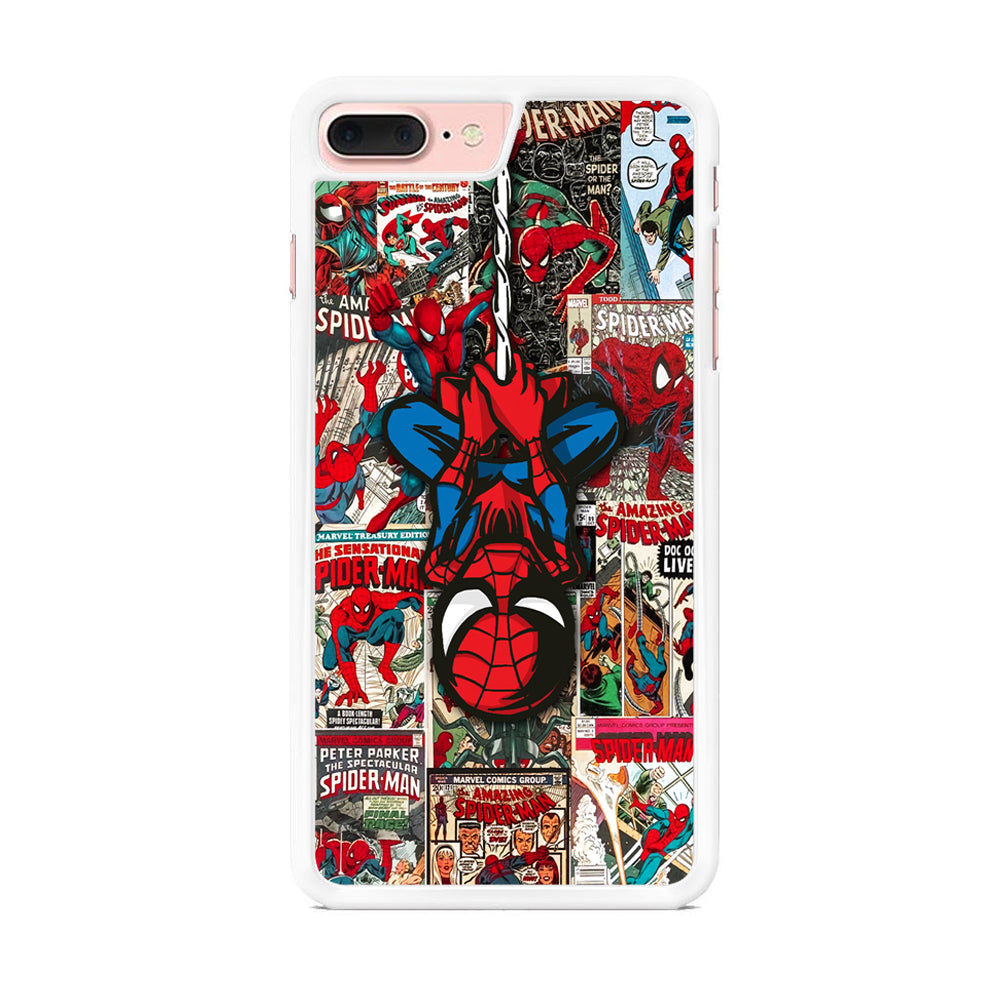 Spiderman Hanging Mode iPhone 8 Plus Case