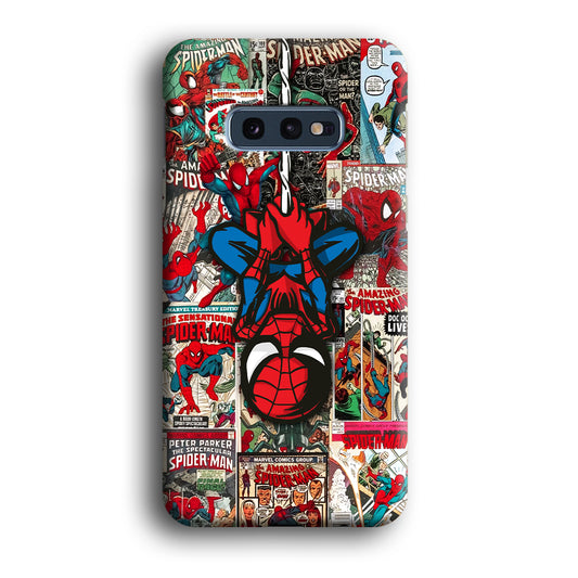 Spiderman Hanging Mode Samsung Galaxy S10E Case