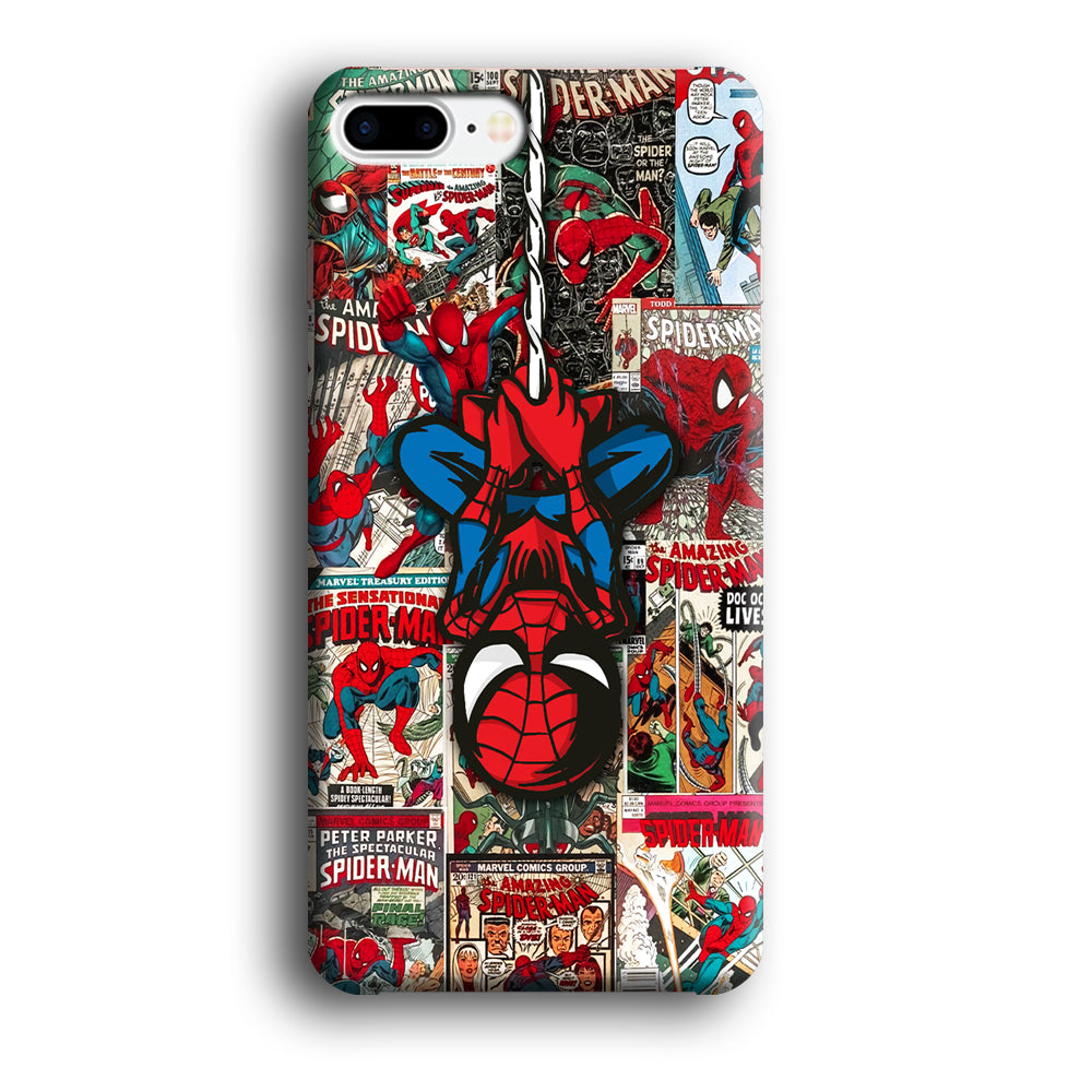 Spiderman Hanging Mode iPhone 8 Plus Case