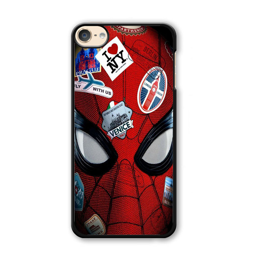 Spiderman Head Full Stickers iPod Touch 6 Case - Carneyforia