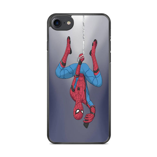 Spiderman Selfie While Hanging iPhone 8 Case