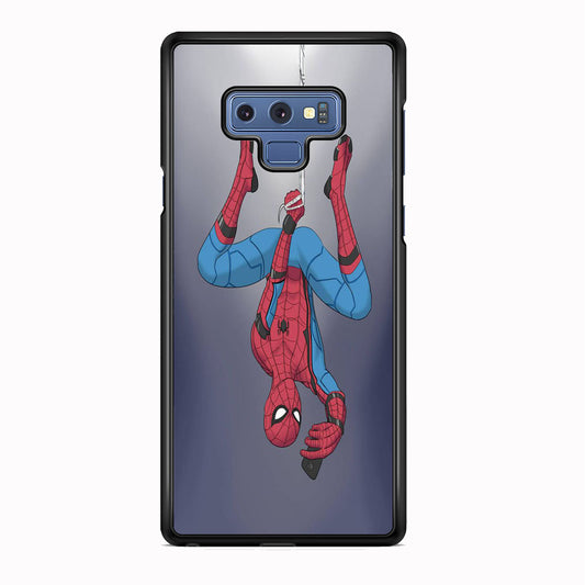 Spiderman Selfie While Hanging  Samsung Galaxy Note 9 Case
