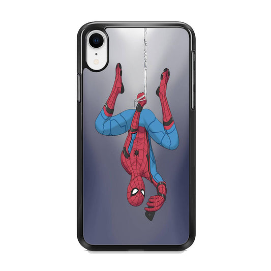 Spiderman Selfie While Hanging iPhone XR Case